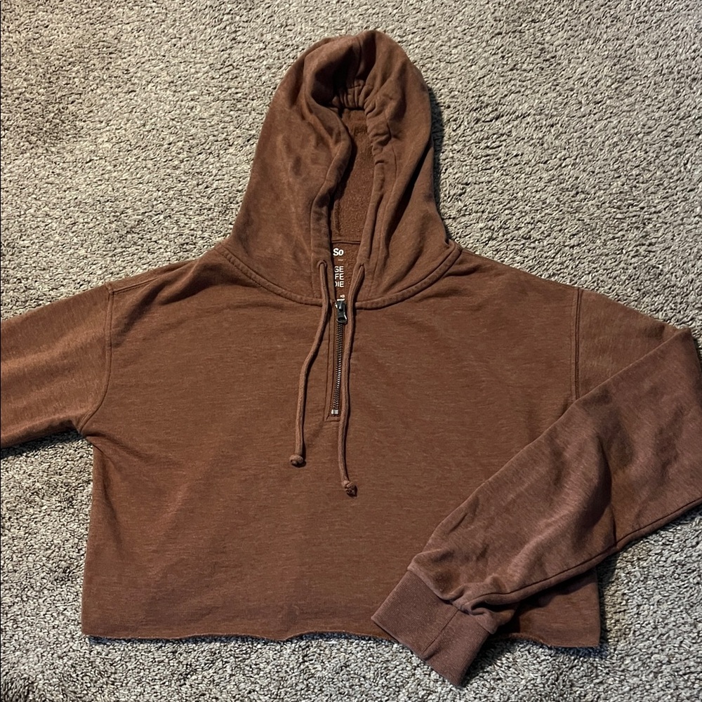 SO Brown Hooded Sweatshirt